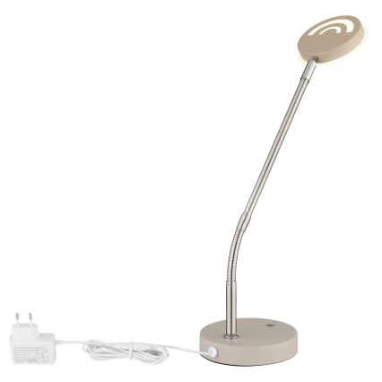 Globo - LED Stmívatelná dotyková stolní lampa LED/6,5W/230V 2700/3350/4000K béžová