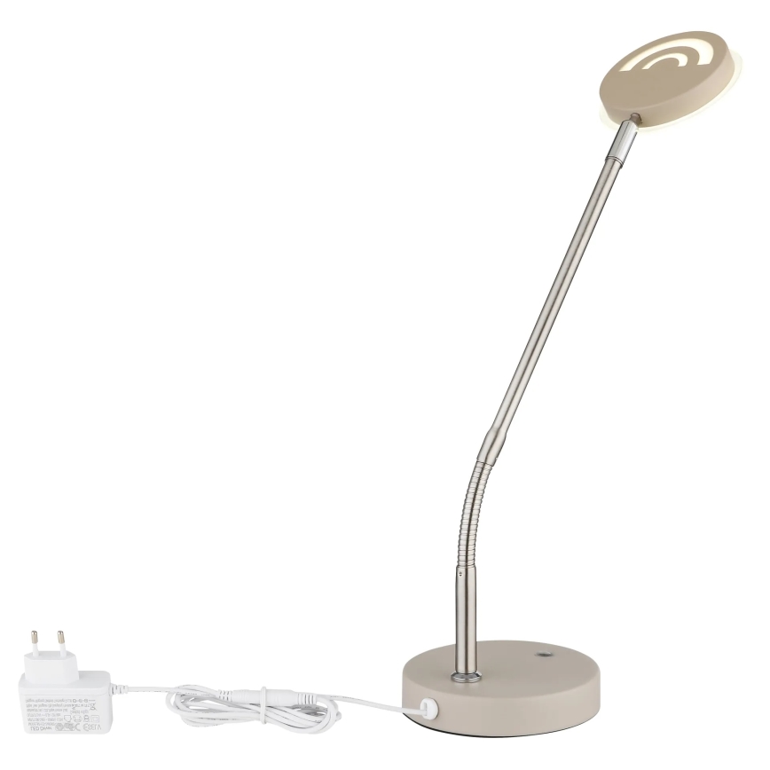 Globo - LED Stmívatelná dotyková stolní lampa LED/6,5W/230V 2700/3350/4000K béžová