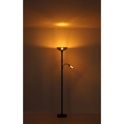 Globo - Stojací lampa 1xE27/60W/230V + 1xE14/40W
