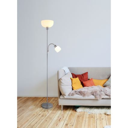 Globo - Stojací lampa 1xE27/40W/230V + 1xE14/25W