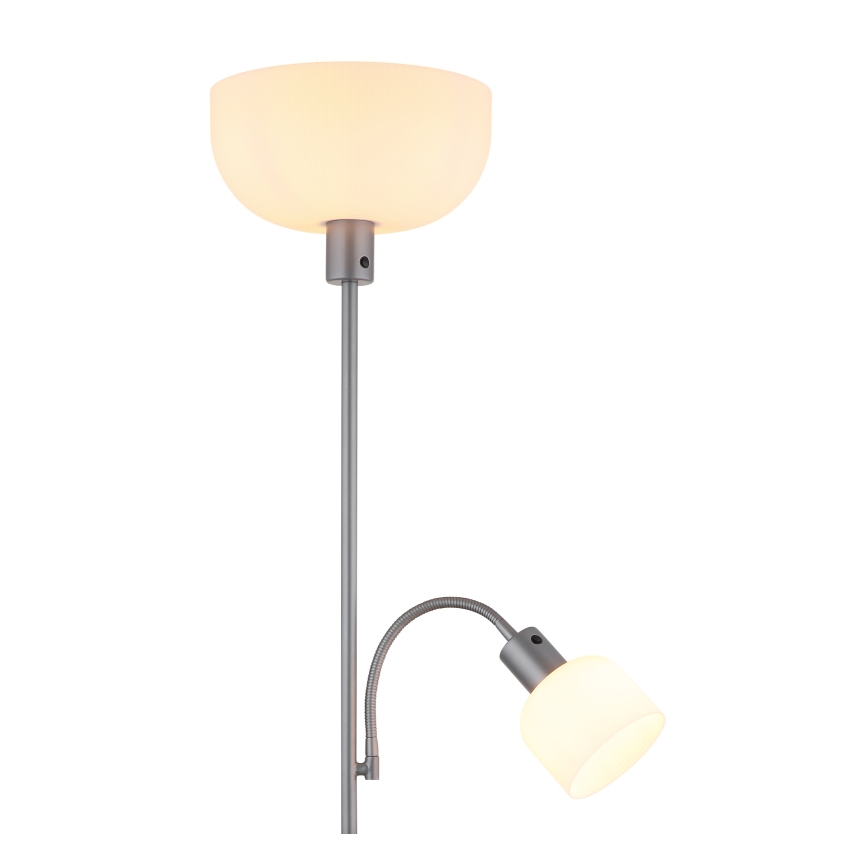 Globo - Stojací lampa 1xE27/40W/230V + 1xE14/25W