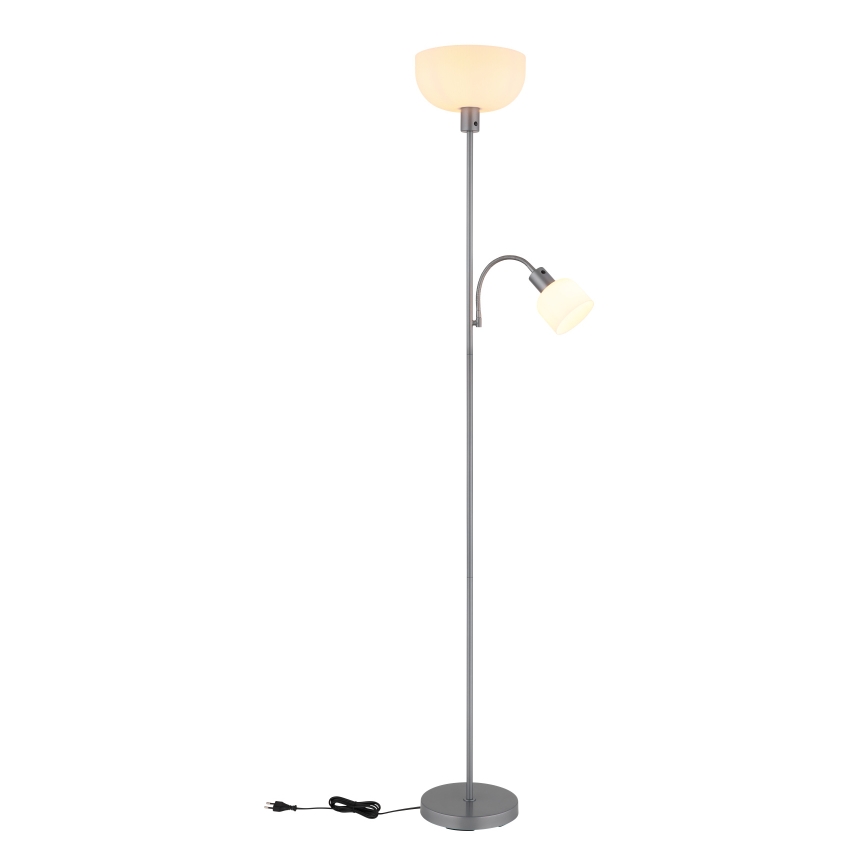 Globo - Stojací lampa 1xE27/40W/230V + 1xE14/25W
