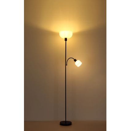 Globo - Stojací lampa 1xE27/40W/230V + 1xE14/25W
