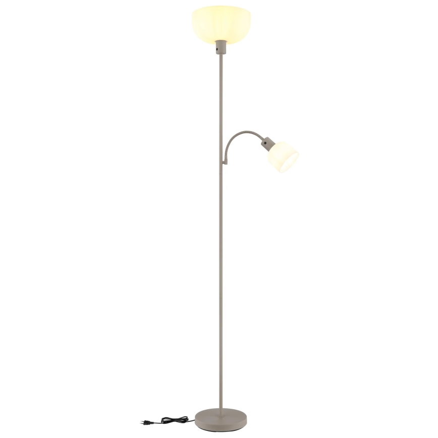 Globo - Stojací lampa 1xE27/40W/230V + 1xE14/25W