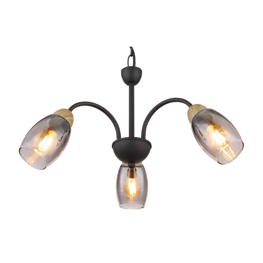 Globo - Lustr na řetězu 3xE14/25W/230V