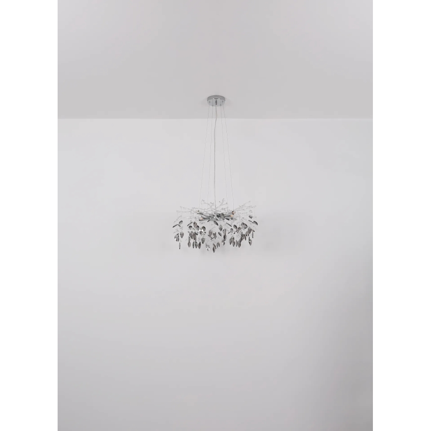 Globo - Lustr na lanku 8xG9/8W/230V pr. 61 cm lesklý chrom