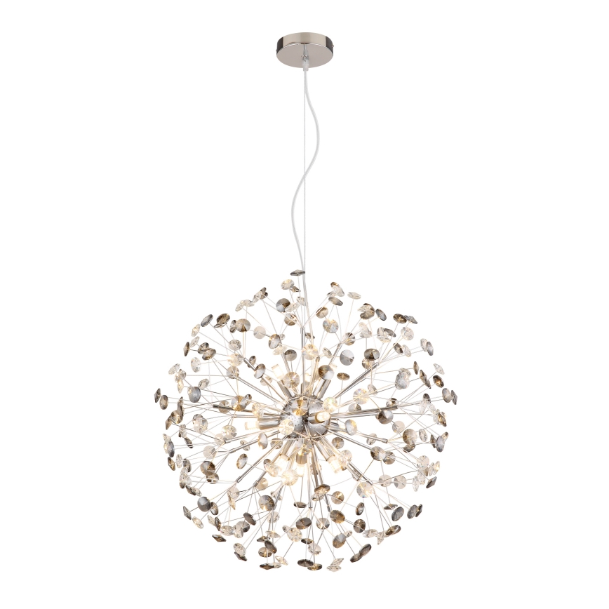 Globo - LED Lustr na lanku 9xG9/3,5W/230V pr. 60 cm lesklý chrom