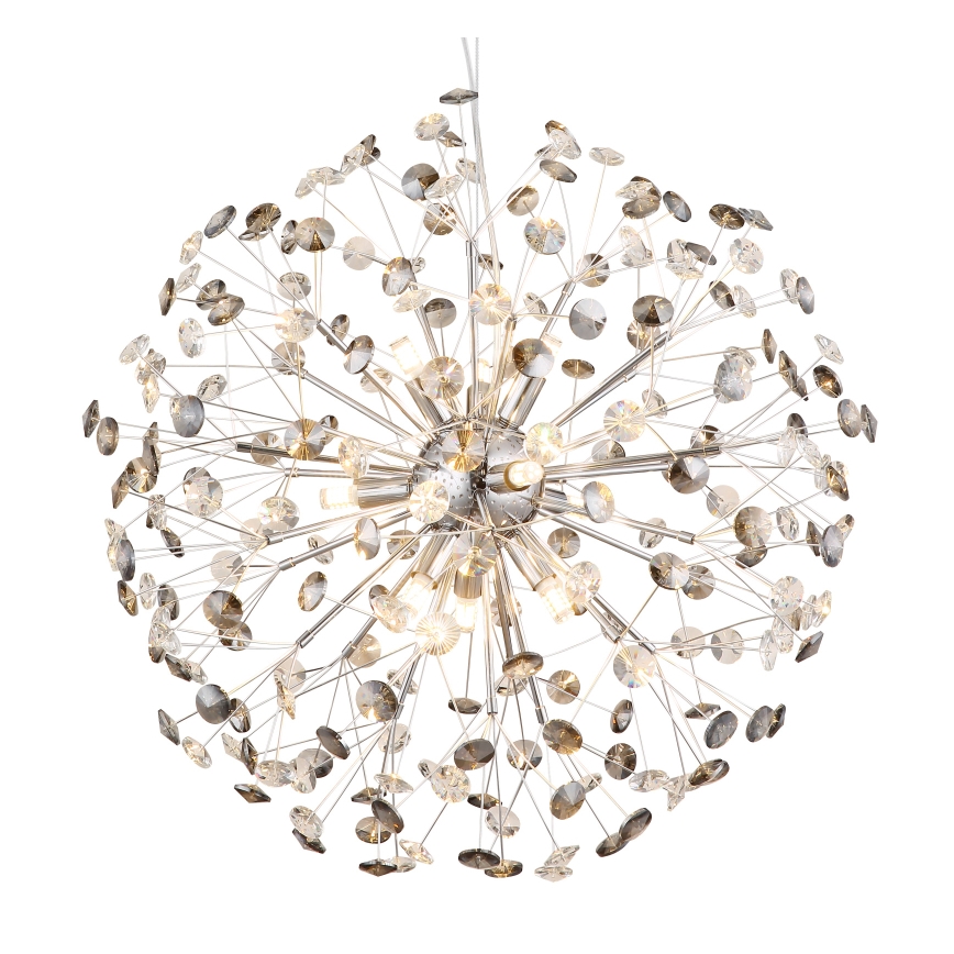 Globo - LED Lustr na lanku 9xG9/3,5W/230V pr. 60 cm lesklý chrom