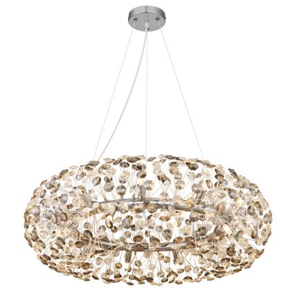 Globo - LED Křišťálový lustr na lanku 20xG9/3,5W/230V