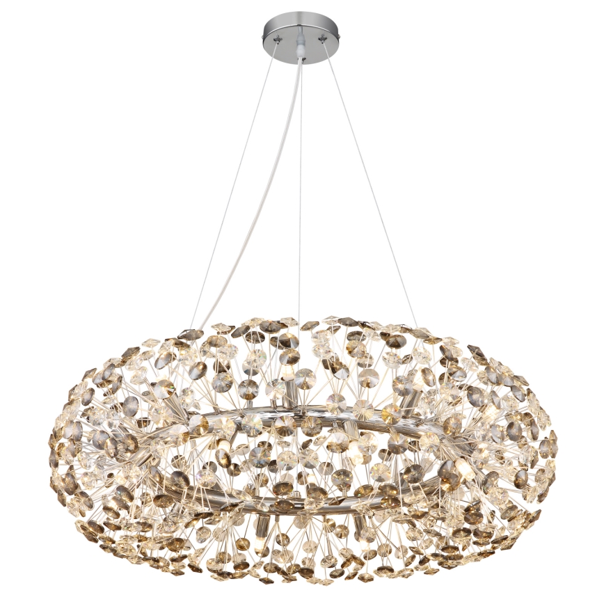 Globo - LED Křišťálový lustr na lanku 20xG9/3,5W/230V