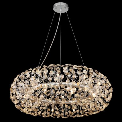 Globo - LED Křišťálový lustr na lanku 20xG9/3,5W/230V