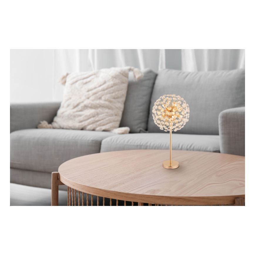 Globo - LED Stolní lampa 8xG9/3,5W/230V zlatá