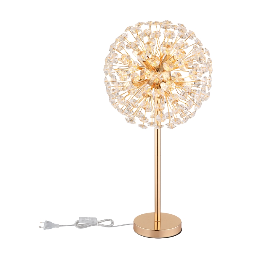 Globo - LED Stolní lampa 8xG9/3,5W/230V zlatá