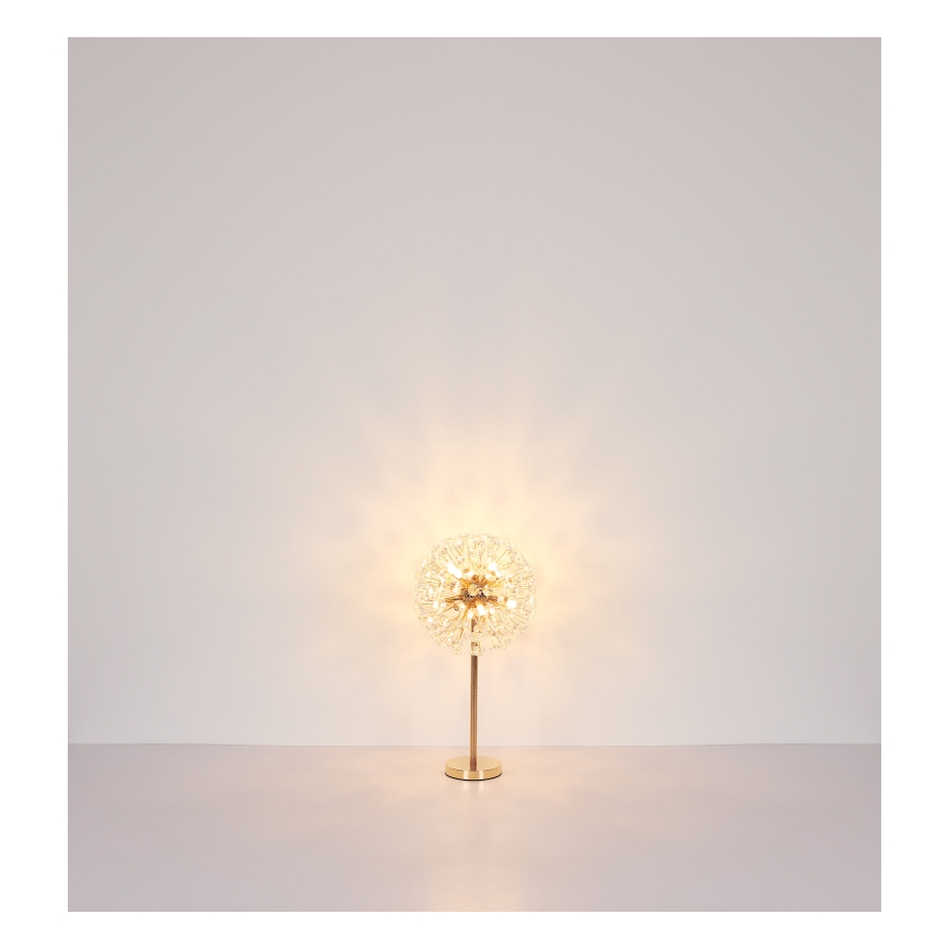 Globo - LED Stolní lampa 8xG9/3,5W/230V zlatá