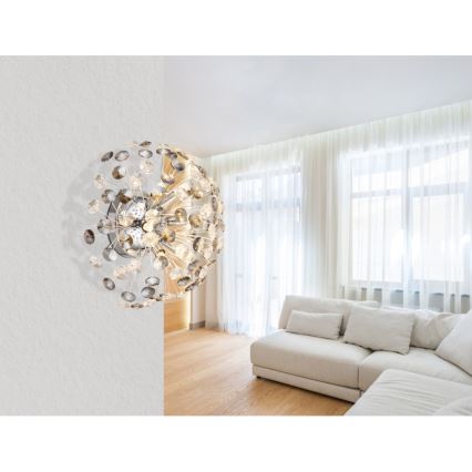 Globo - LED Nástěnné svítidlo 6xG9/3,5W/230V lesklý chrom