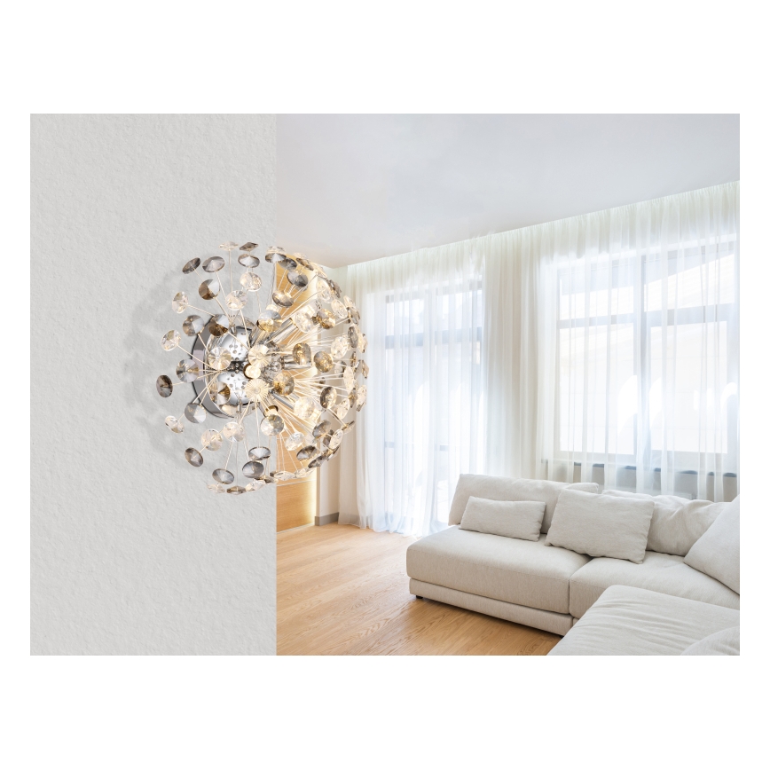 Globo - LED Nástěnné svítidlo 6xG9/3,5W/230V lesklý chrom