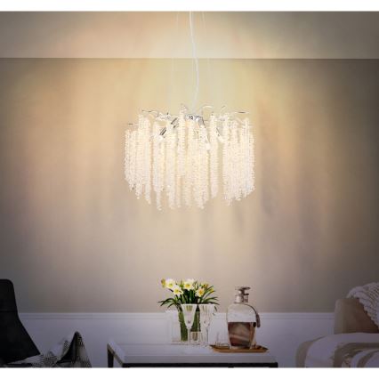 Globo - LED Lustr na lanku 6xG9/8W/230V