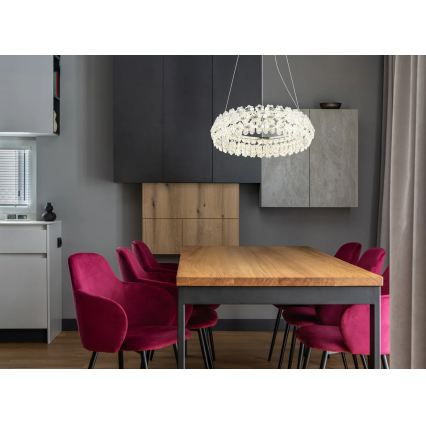 Globo - LED Lustr na lanku LED/50W/230V 4000K