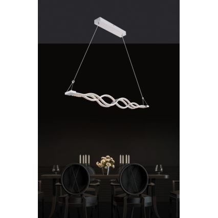 Globo - LED Stmívatelný lustr na lanku LED/30W/230V + dálkové ovládání