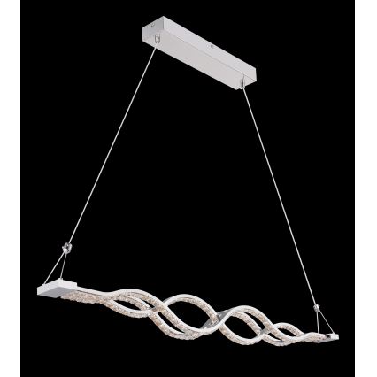 Globo - LED Stmívatelný lustr na lanku LED/30W/230V + dálkové ovládání