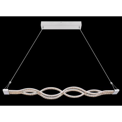 Globo - LED Stmívatelný lustr na lanku LED/30W/230V + dálkové ovládání