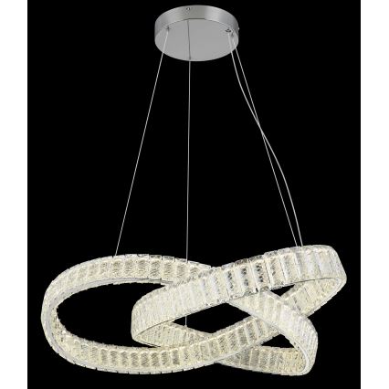 Globo - LED Stmívatelný lustr na lanku LED/110W/230V 2700-6000K pr. 78 cm + dálkové ovládání