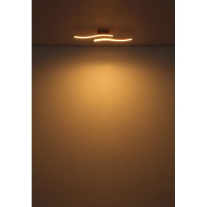 Globo - LED Přisazený lustr LED/12W/230V 3000K oranžová