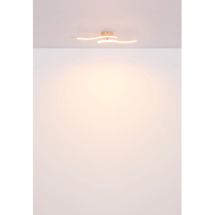 Globo - LED Přisazený lustr LED/12W/230V 3000K oranžová