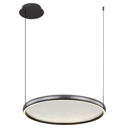 Globo - LED Stmívatelný lustr na lanku LED/36W/230V 2700-6000K černá + dálkové ovládání