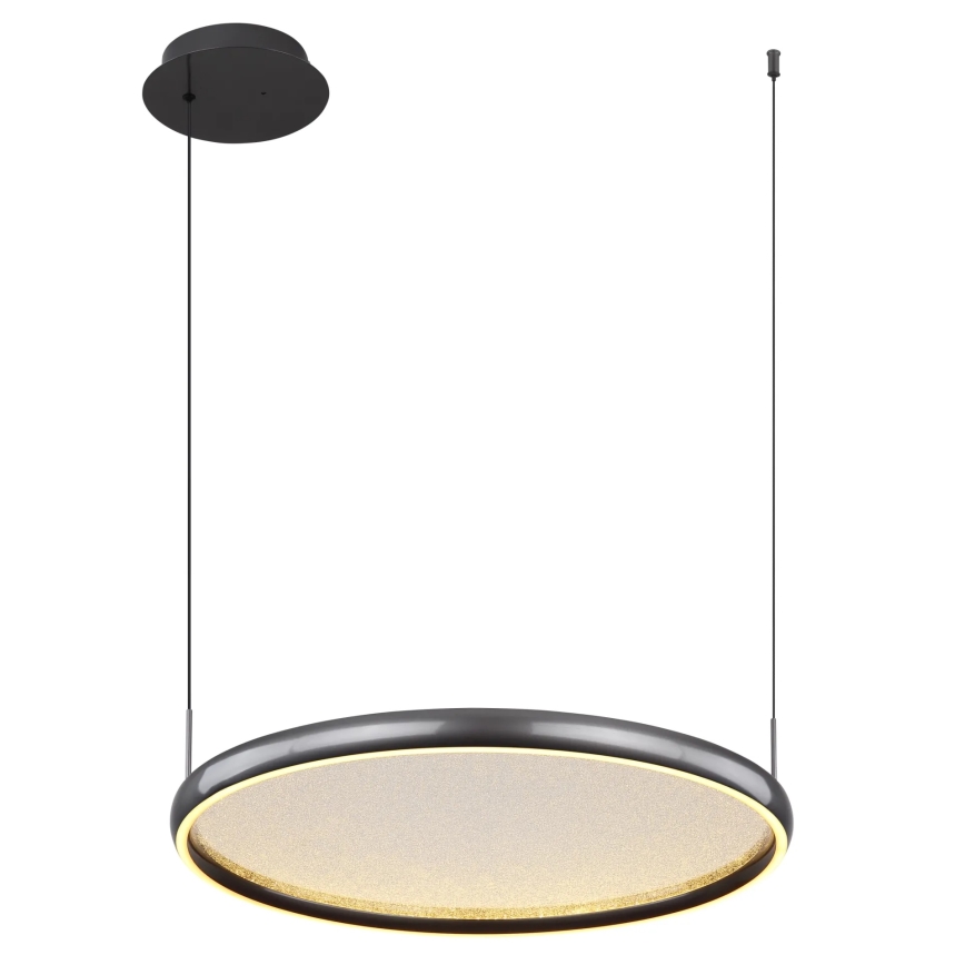Globo - LED Stmívatelný lustr na lanku LED/36W/230V 2700-6000K černá + dálkové ovládání
