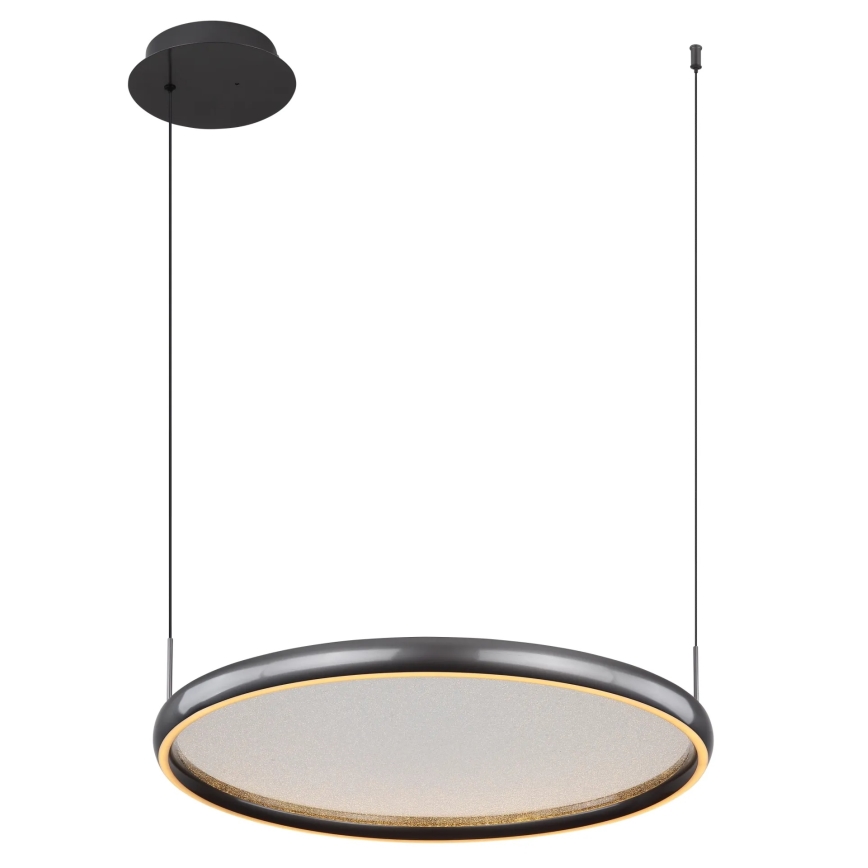 Globo - LED Stmívatelný lustr na lanku LED/36W/230V 2700-6000K černá + dálkové ovládání