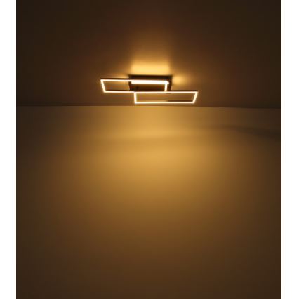 Globo - LED Stropní svítidlo LED/40W/230V 62x27 cm matný chrom/černá