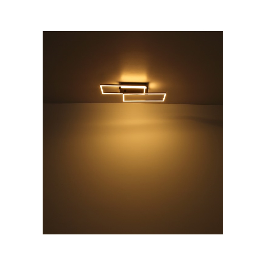Globo - LED Stropní svítidlo LED/40W/230V 62x27 cm matný chrom/černá