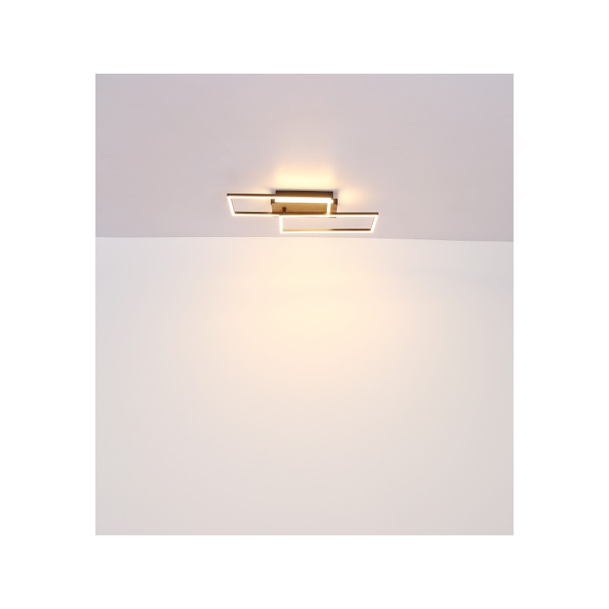Globo - LED Stropní svítidlo LED/40W/230V 62x27 cm matný chrom/černá