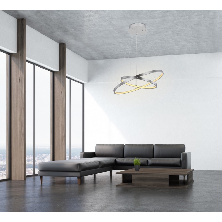 Globo - LED Stmívatelný lustr na lanku 2xLED/21W/230V