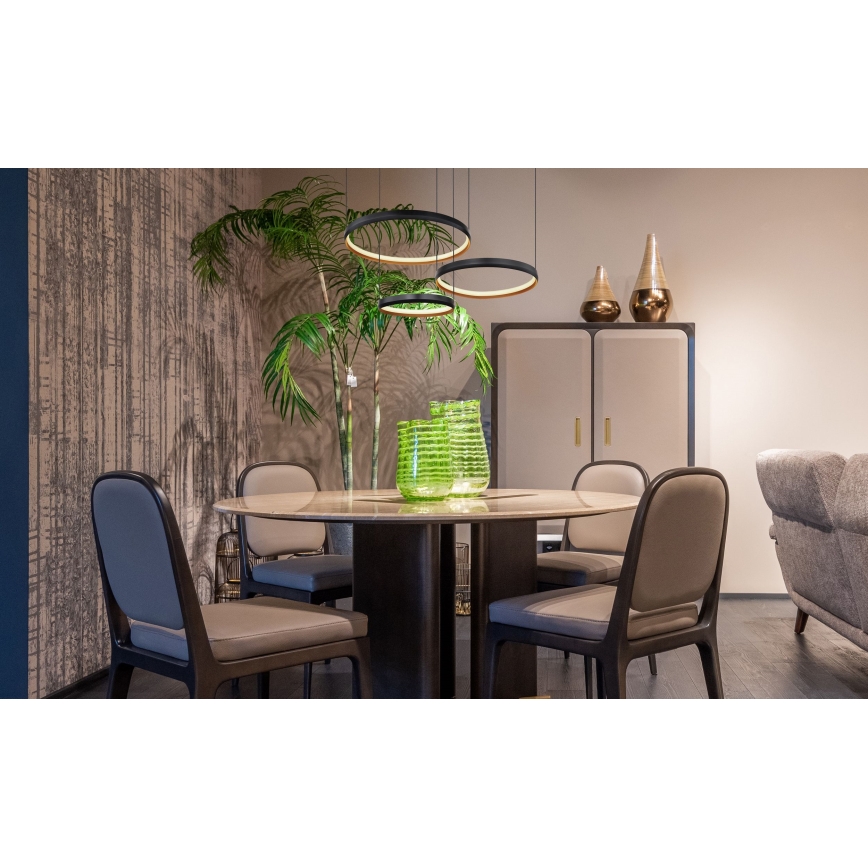 Globo - LED Stmívatelný lustr na lanku LED/55W/230V 2700-6000K + dálkové ovládání