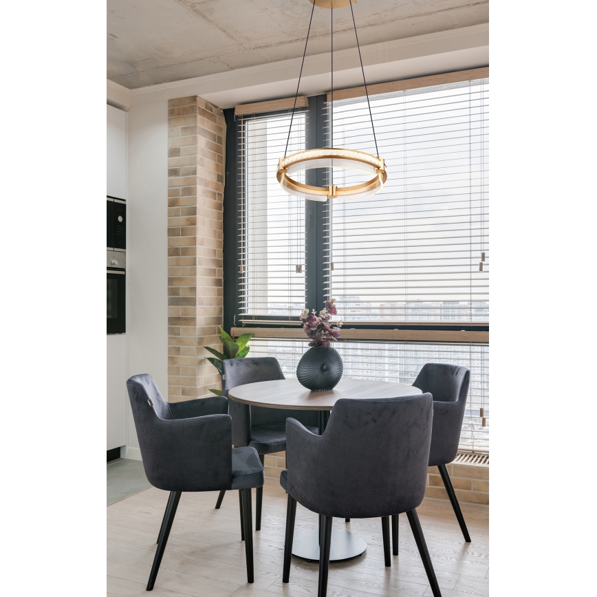 Globo - LED Stmívatelný křišťálový lustr na lanku LED/36W/230V 2700K-6000K + dálkové ovládání