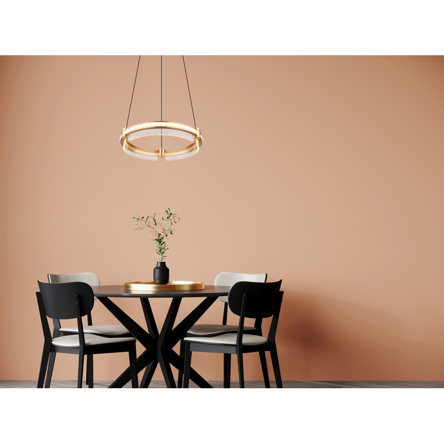 Globo - LED Stmívatelný křišťálový lustr na lanku LED/36W/230V 2700K-6000K + dálkové ovládání