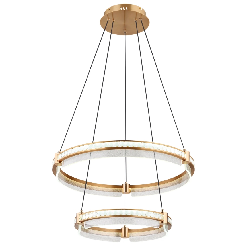 Globo - LED Stmívatelný křišťálový lustr na lanku LED/78W/230V 2700K-6000K + dálkové ovládání