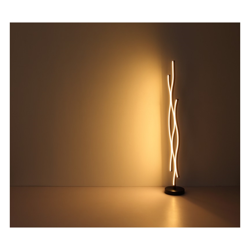 Globo - LED Stojací lampa LED/28W/230V 3000K černá
