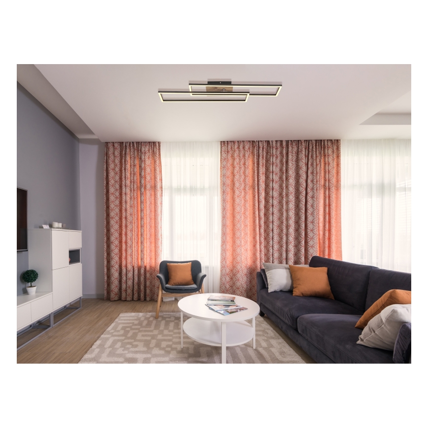 Globo - LED Stropní svítidlo LED/30W/230V 3000K 60x80 cm černá