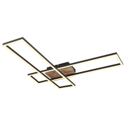 Globo - LED Stropní svítidlo LED/30W/230V 3000K 60x80 cm černá