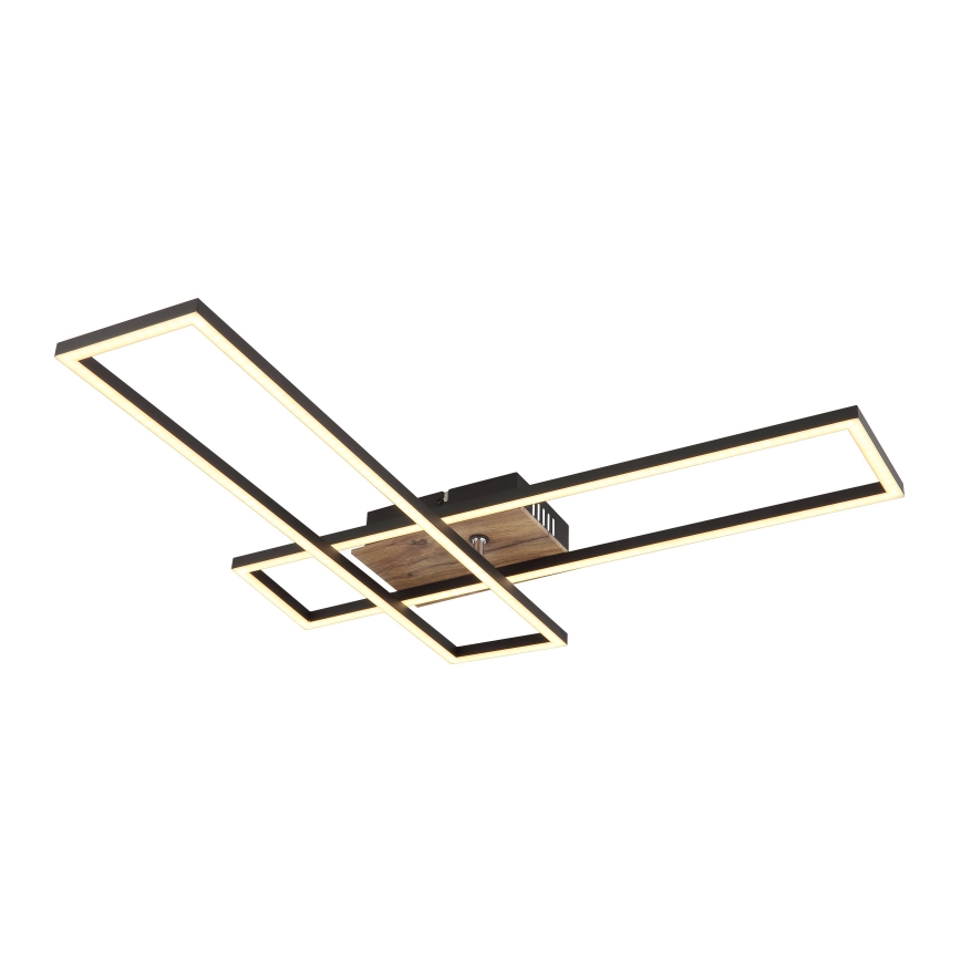 Globo - LED Stropní svítidlo LED/30W/230V 3000K 60x80 cm černá