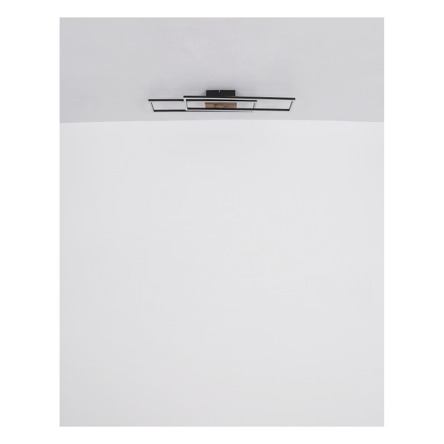 Globo - LED Stropní svítidlo LED/30W/230V 3000K 60x80 cm černá
