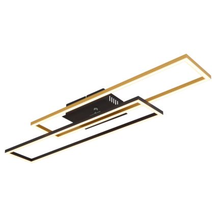 Globo - LED Stropní svítidlo LED/30W/230V 3000K 60x80 cm černá/zlatá