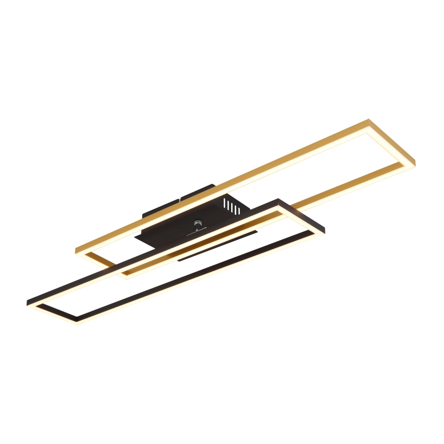 Globo - LED Stropní svítidlo LED/30W/230V 3000K 60x80 cm černá/zlatá