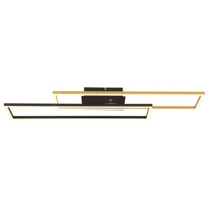 Globo - LED Stropní svítidlo LED/30W/230V 3000K 60x80 cm černá/zlatá