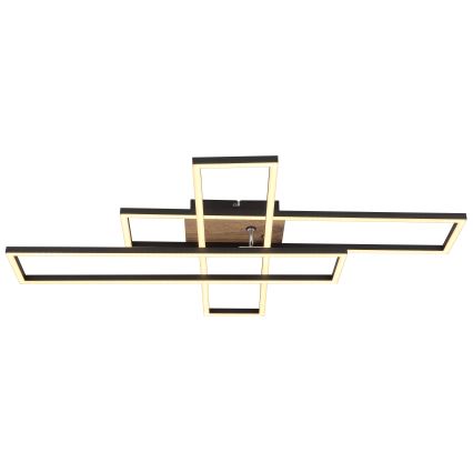 Globo - LED Stropní svítidlo LED/40W/230V 3000K 60x80 cm černá