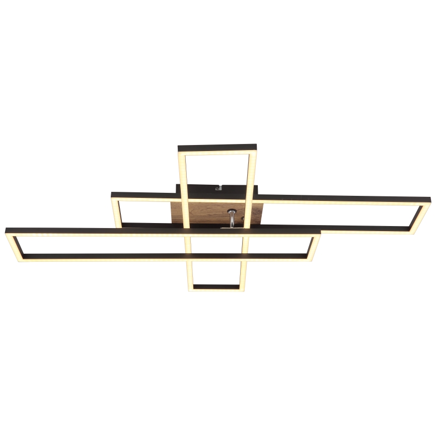 Globo - LED Stropní svítidlo LED/40W/230V 3000K 60x80 cm černá