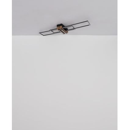 Globo - LED Stropní svítidlo LED/40W/230V 3000K 25x100 cm černá